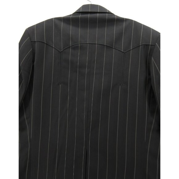 Los Altos Boots Sport Coat 42 Blazer Western Wear Pinstripe Cowboy * - Picture 10 of 13